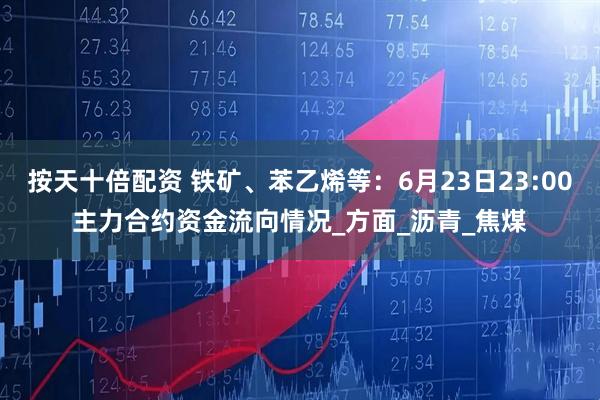按天十倍配资 铁矿、苯乙烯等：6月23日23:00主力合约资金流向情况_方面_沥青_焦煤